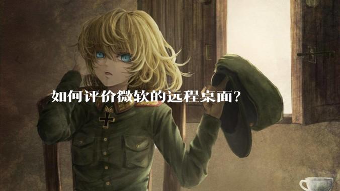 如何评价微软的远程桌面？